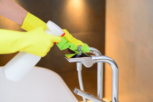 Reception and communal area cleaned for an Edgware office