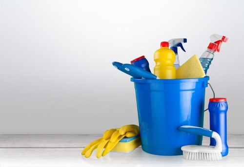 Team cleaning dust after renovation in an Edgware home